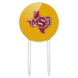Midwestern Sate Secondary Logo Acrylic Cake Topper Party Decoration for Wedding Anniversary Birthday Graduation - 1 of 4
