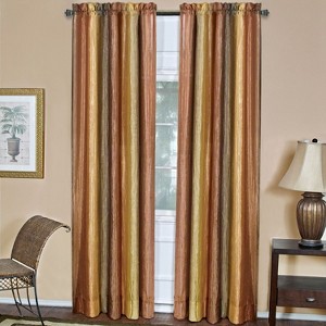 GoodGram Ombre Crushed Satin Sheer Single Window Curtains & Valances - 1 of 4