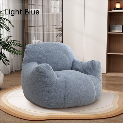 Hrinhom 41.4" W Bean Bag Chair,Comfy Lazy Floor Sofa Chair For Adults and Kids