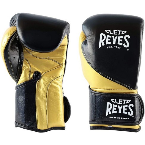 Cleto Reyes Hook and Loop Leather Training Boxing Gloves - Purple