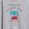 Men's - The Cat in the Hat - Christmas Morning Crew Dad Long Sleeve Graphic T-Shirt - 2 of 4