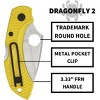 Spyderco Dragonfly 2 Salt Folding Pocket Knife with 2.28" H-2 Steel Blade | Get Superior Cutting Performance with the SpyderEdge | Non-Slip FRN Handle - 4 of 4