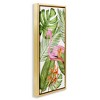 Stupell Industries Tropical Plants & Flamingo, 11" x 25" - 3 of 4