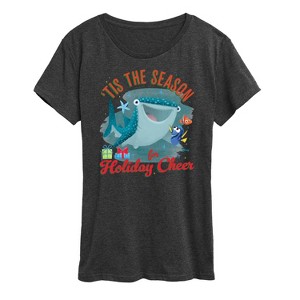 Women's - Finding Dory - Tis the Season for Holiday Cheer Short Sleeve Graphic T-Shirt - 1 of 4