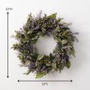Sullivans Artificial Lavender Wreath - 4 of 4