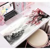 2pc Japanese Painting Cherry Blossoms Gaming Mouse Pad Desk Mat Desk Pad Large Gaming Mousepad Office Keyboard Pad Computer Mouse - 3 of 4