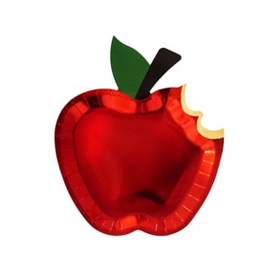 Jollity & Co. - Apple Dessert Plates - Pack of 8 Paper Plates - 1 of 3