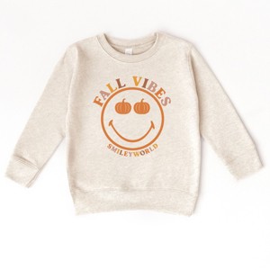 The Juniper Shop SmileyWorld Fall Vibes Toddler Sweatshirt - 1 of 4