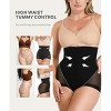 SHAPELLX Women's Shapewear Panties Tummy Control Underwear High Waist Body Shaper Breathable Compression Briefs Girdle—Black 38 - 3 of 3