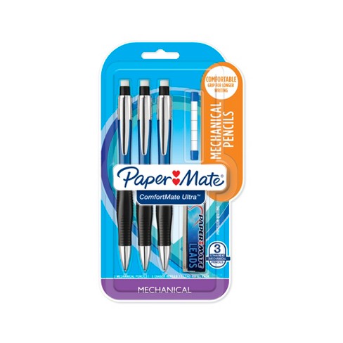 Paper Mate 3pk Comfortmate Ultra 2 Mechanical Pencil Starter Set