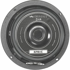 EMINENCE 6-in Pro Mid Range Speaker, 200W Max, 4 ohms w/Copper voice coil ALPHA6C - 1 of 1