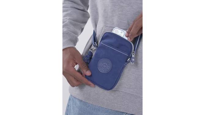 Kipling Tally Printed Crossbody Phone Bag, 2 of 6, play video