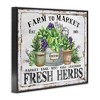 Stupell Industries Farmhouse Fresh Herbs Black Framed Giclee Art - 3 of 4
