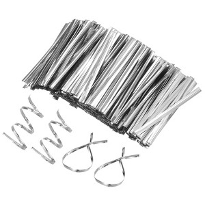 Unique Bargains Reusable Metal Twist Ties Bread Candy Bags 800 Pcs - 1 of 4
