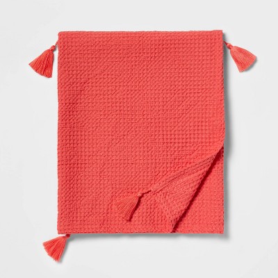 Image of Waffle Throw Melon - Pillowfort™