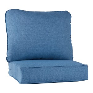 2-Piece Deep Seat Outdoor Cushion Set - 1 of 4