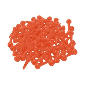 Unique Bargains Portable Mushroom-shaped Golf Tees Multicolor 100 Pcs - 1 of 4