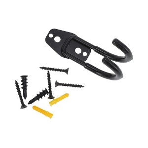 Unique Bargains Garage Storage Hooks with Screws Small Round Base Plate without Hook 4.8"x2.6"x1.4" 1 Pc - 1 of 4