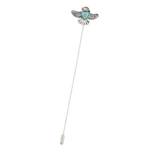 Anna-Kaci Women's Vintage Style Hat Pins with Faux Pearls, Turquoise Inlay, and Mixed Designs - 1 of 4
