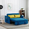 NicBex Sleeper Sofa Couch Fabric Pull Out Sofa Bed Convertible Sleeper Chair Twins Sofa Bed for Living Room - 4 of 4