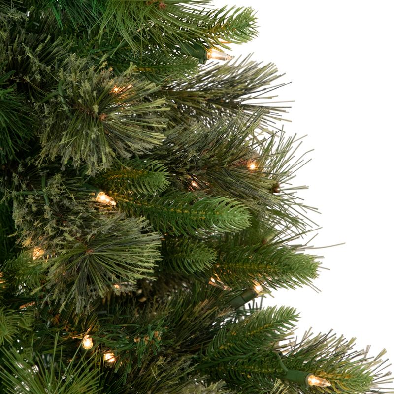 Northlight 3' Pre-Lit Kingston Cashmere Pine Full Artificial Christmas Tree, Clear Lights, 5 of 8