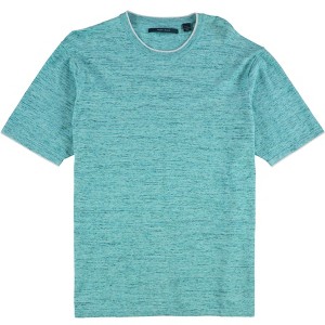 Perry Ellis Mens Space Dyed Crewneck Embellished T-Shirt - 1 of 2