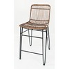 Jofran, Weaver Hairpin Modern Global Rattan Counter Barstool (Set of 2) - 2 of 4