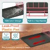 FDW 18-48in Dog Crates for Dogs Folding Mental Wire Crates Dog Kennels Pet Crate with Removable Tray and Handle - 3 of 4