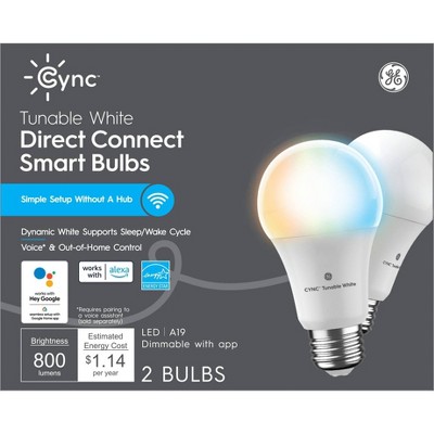 Ge Cync Reveal Smart Full Color Light Bulb With Smart Indoor Plug Bundle :  Target