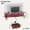 Bestier 70 inch High Gloss TV Media Console for Living Room - 2 of 4