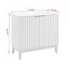 Small Mid-Century Sideboard Cabinet with Doors, Multifunction Sideboard Cabinet for Kitchen, Dining or Living Room - The Pop Home - 4 of 4