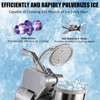 661 lbs/h Commercial Ice Crusher, 350W Electric Snow Cone Machine w/4 Blades and 38L Stainless Steel Ice Storage Box for Restaurants, Bars & Home Use - 3 of 4