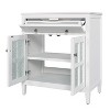 TUYOHW Bathroom Vanity with Ceramic Sink, Equipped with Adjustable Shelf and Tip-Out Tray, Bathroom vanity with Solid Wood Legs - 2 of 4