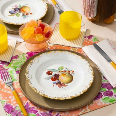 Atelier Saucier Carnival Stripe Cocktail Napkins - Thumbnail 3