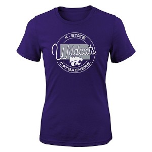 NCAA Kansas State Wildcats Girls' Short Sleeve Crew Neck T-Shirt - 1 of 1