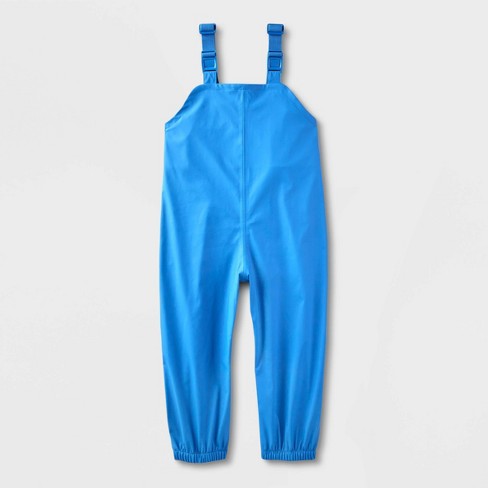Unisex Baby and Kids' Rain Pants,Toddler Waterproof Rain Wear Suspender  Trouser Lightweight Outdoor Rain Bib