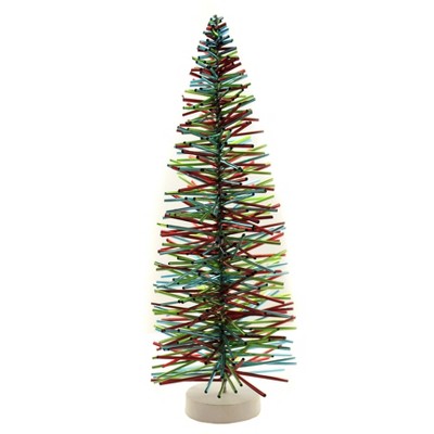 Christmas 12.0" Jolly Fun Tree Multi Color Retro Style  -  Decorative Figurines