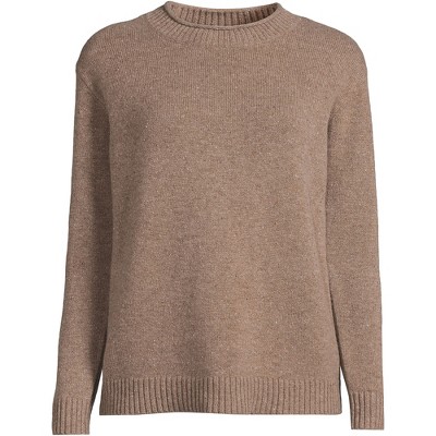 Lands' End Women's Cashmere Easy Fit Crew Neck Sweater Target