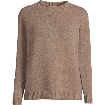 Lands' End Women's Cashmere Easy Fit Crew Neck Sweater