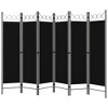 vidaXL 6-Panel Room Divider White 94.5"x70.9" - 2 of 4
