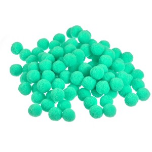 Unique Bargains Home Crafts Project DIY Polyester Felt Balls Beads 100 Pcs - 1 of 4