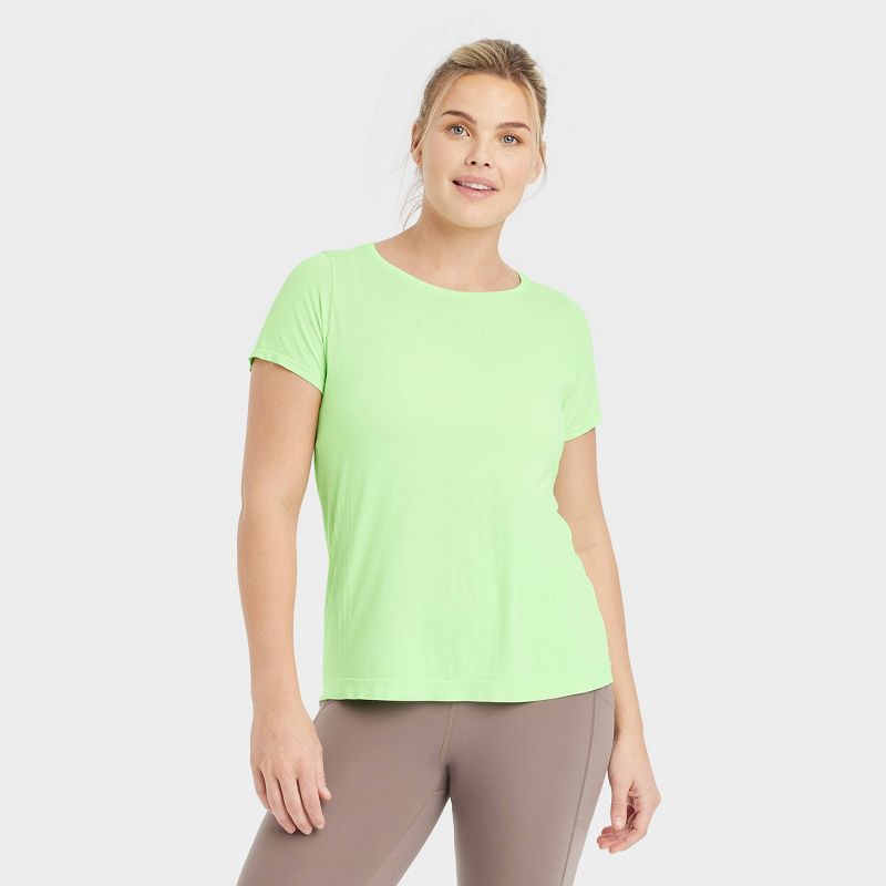 Women's Seamless Short Sleeve Shirt - All In Motion™, 3 of 6