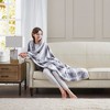 CAVINAS 60x70" Faux Fur Throw Blanket,Breathable Bedding Blanket,Soft Cold Blanket for Couch,Bed,Sofa - 3 of 4