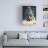 Canvas Wall Art - Frank Moth  'I'll Take You To the Stars for a Second Date' Wall Art for Living Room, Bedroom, or Office Décor by Trademark Fine Art - 3 of 4