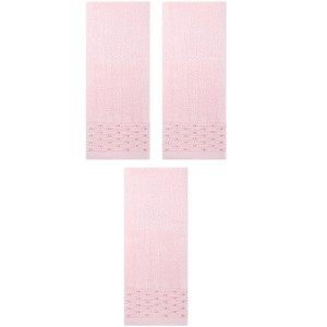REGALWOVEN 3 Pack Embroidery Pattern Cotton Hand Towels for Bathroom, Kitchen 14" x 30" - 1 of 4