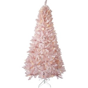 Artificial Christmas Tree with 250 Warm White Lights, Prelit Xmas Tree with 818 Trunks for Living Room, Office & Holiday Decor - 1 of 4