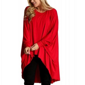 InstantFigure InstaWrap Shahl Cardi Top With Cuffs 169COCT Red Onesize - 1 of 4