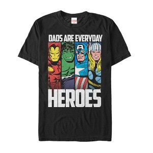 Men's Marvel Father's Day Avengers Everyday Heroes T-Shirt - 1 of 4