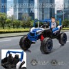 24V Kids Electric 2-Seater Ride-On Off-Road Truck with Parental Remote Control, Bluetooth Music ¨C Toy Car for Ages 3-8 - 4 of 4