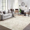 Washable Area Rug 5x7 Living Room/Bedroom Rug with Anti Skid Backing, Distressed Vintage Floor Carpet, Soft Low Pile Printed Carpet - 2 of 4